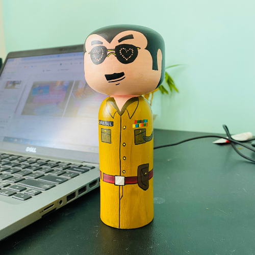 Sallu Bhai Wooden Collectible