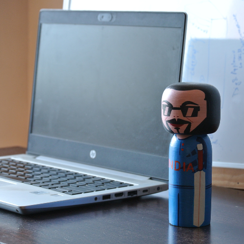 Kohli Wooden Collectible