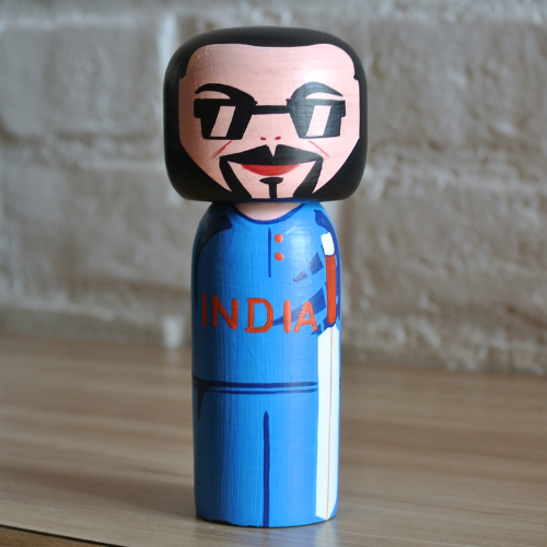 Kohli Wooden Collectible