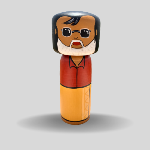 Rajni Wooden Collectible