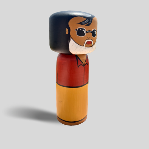Rajni Wooden Collectible