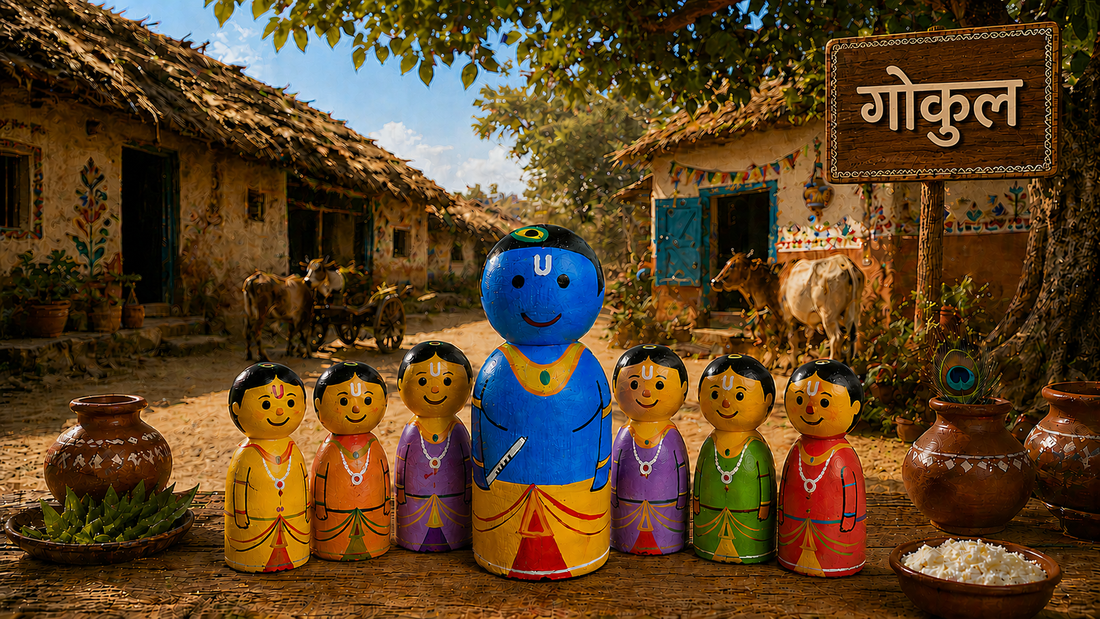 The Sakhas Krishna’s Playgroup - Lattutop