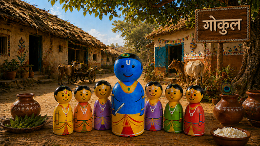 The Sakhas Krishna’s Playgroup - Lattutop