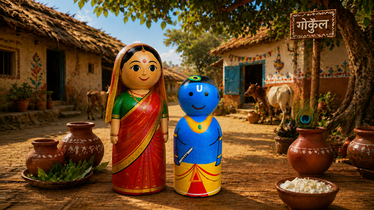 Yashoda Maiya -Wooden Toy - Lattutop