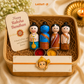 Rakshabandhan Special: Ramayana Wooden Peg Dolls with Rakhi Set